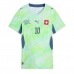 Švýcarsko Granit Xhaka #10 Venkovní Dres pro Dámy MS 2026 Krátkým Rukávem