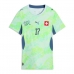 Švýcarsko Ruben Vargas #17 Venkovní Dres pro Dámy MS 2026 Krátkým Rukávem